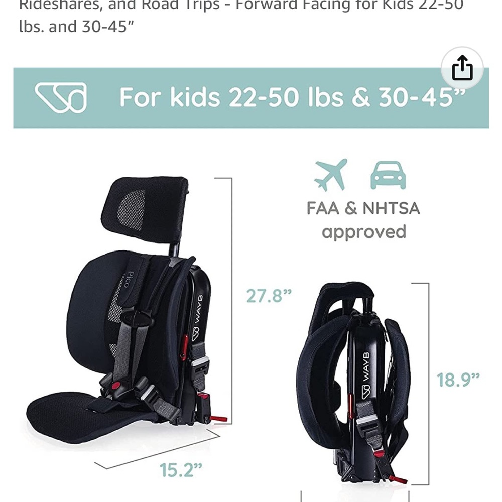 WayB Pico car seat